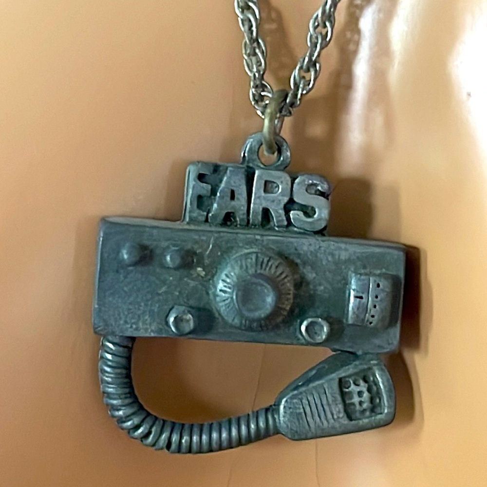 Vintage 1970s CB Radio Base Station Necklace